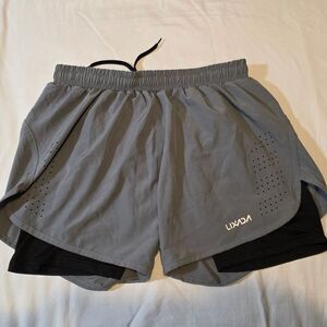 Men's Gray Athletic Shorts